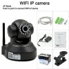 32GB TF Card and H.264 WIFI Camera IP HD 720P 1.0M Pixels PTZ IR Night Vision Wired or Wireless Camera WIFI